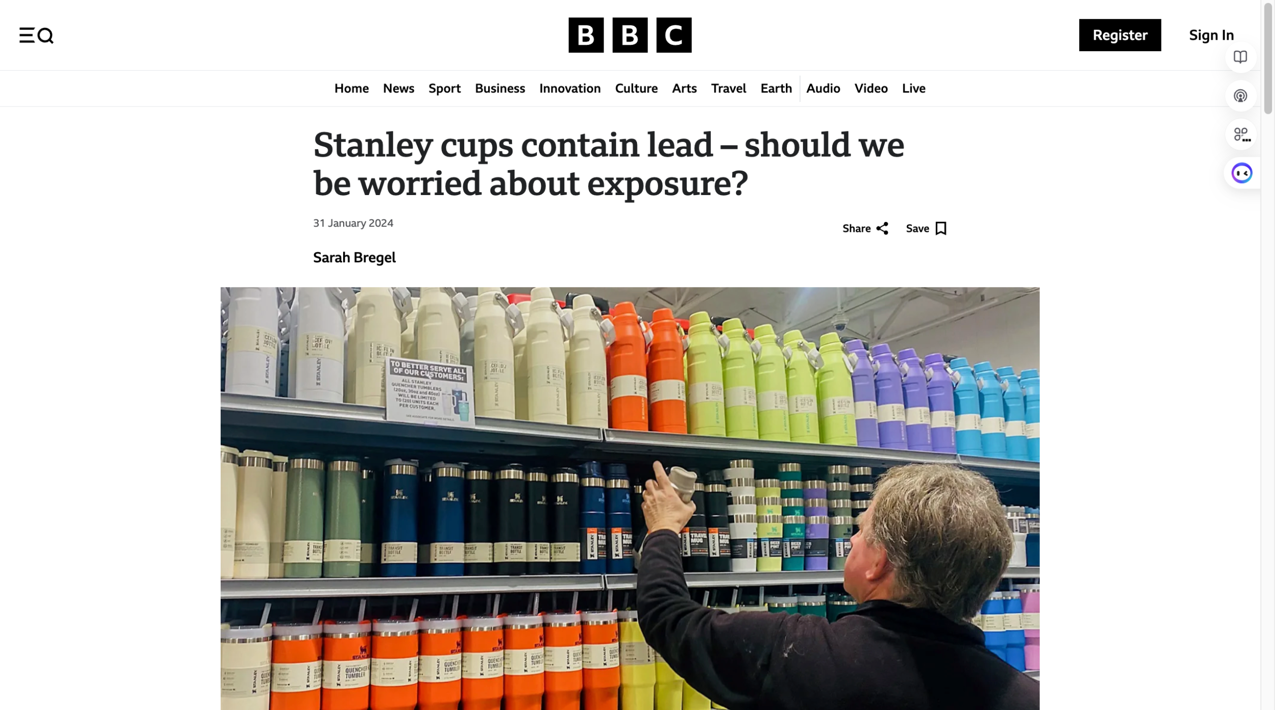 Stanley cups contain lead – should we be worried about exposure?